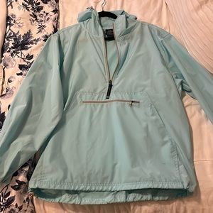 Blue Charles River Rain Jacket